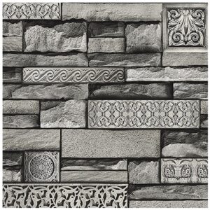 Harmony 105-B Native Stone Pattern Wallpaper