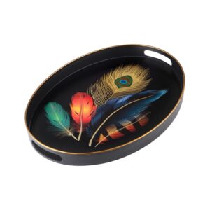 Gilded Lux ​​Oval Large Tray