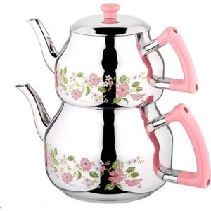 Pink Mini Patterned Teapot