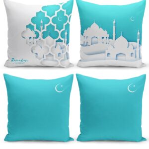Ramadan (Ramadan) Themed 4 Pillow Cover Set