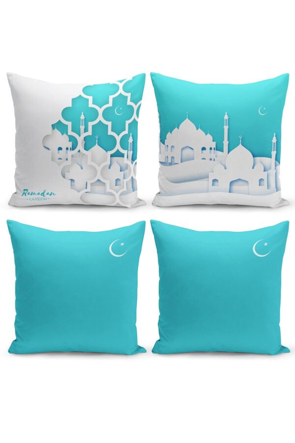 Ramadan (Ramadan) Themed 4 Pillow Cover Set