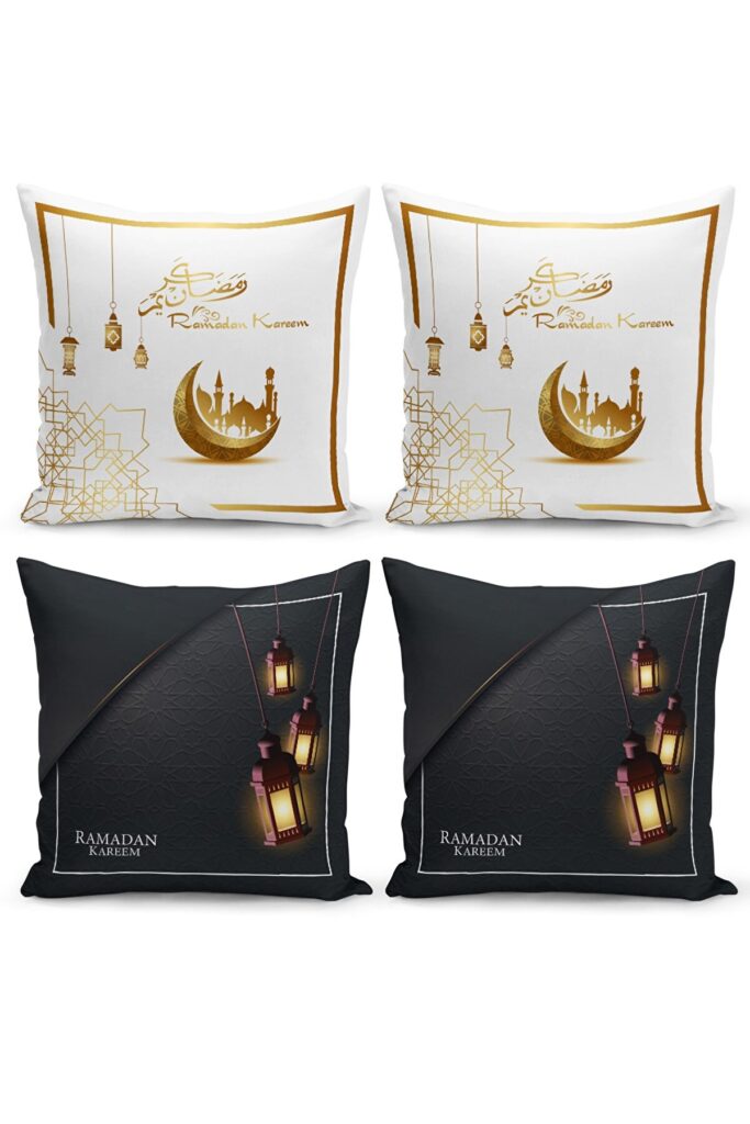 (Ramadan) Themed 4 Pillow Cover Set