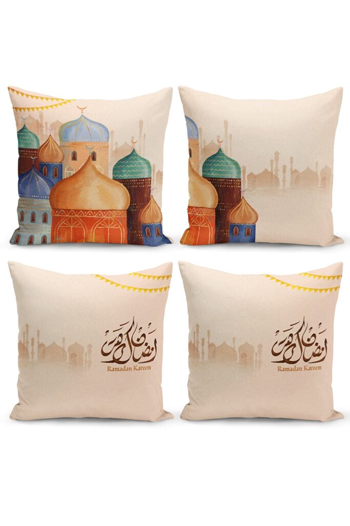 (Ramadan) Themed 4 Pillow Cover Set