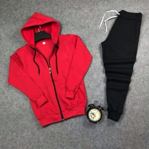 Unisex Slim Cut Jacket Tracksuit Set