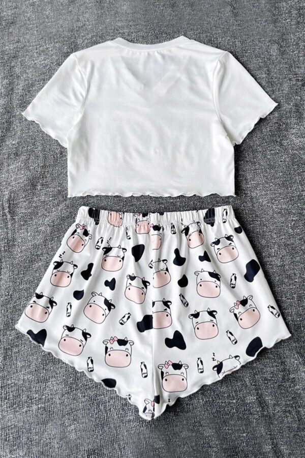 Tex Supersoft Shorts Set Cow2