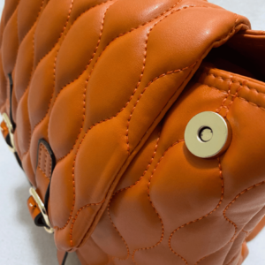 Women’s Orange Belt Detailed Embroidered Backpack