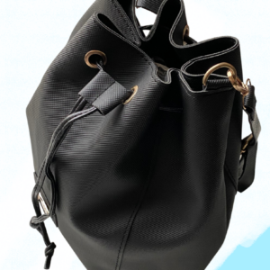 Drawstring Zipper Detailed Sleeve Bag