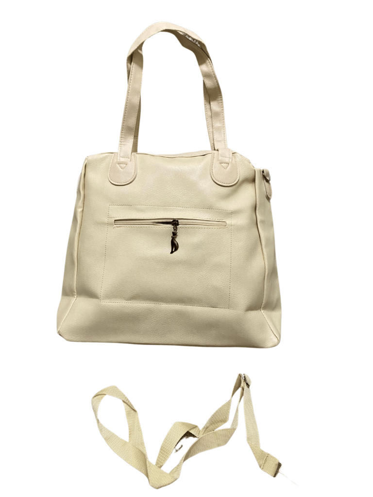 Women White Bag Soft Loose Shoulder Bag