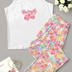 Flamingo Strap Pajamas Set