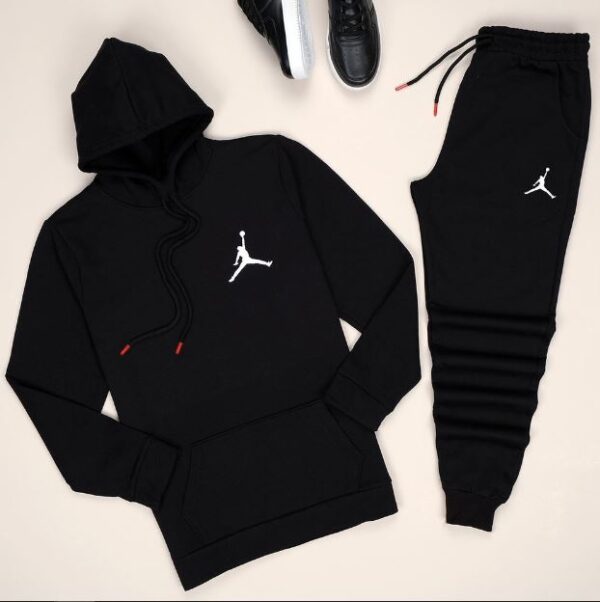 Black Jordan Esh Black Jrd Tracksuit Set