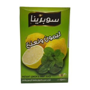 Sobrina instant lemon & mint juice 12 x 1 leter