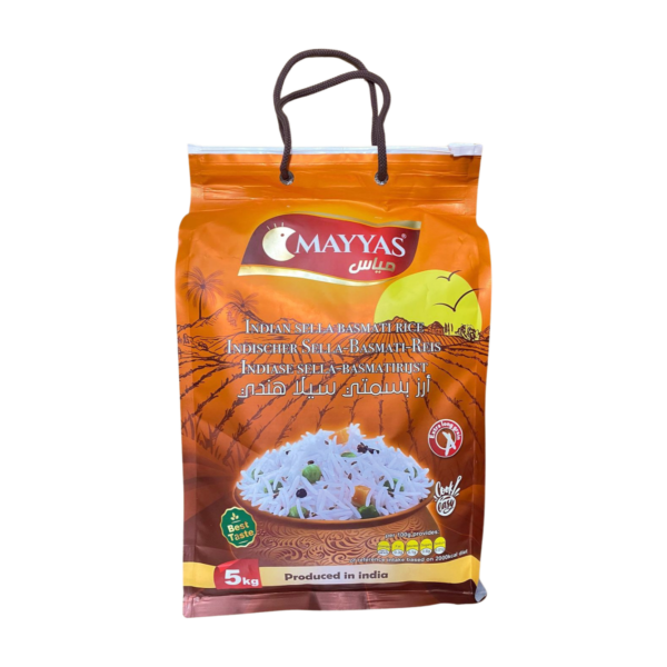 Mayyas indian sella basmati rice 5kg