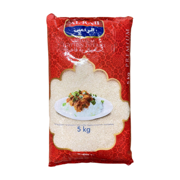 Al raii premium egyptian type rice 5kg