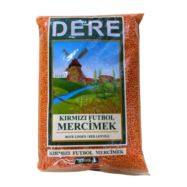 Dere kirmizi futbol mercimek 2500gr