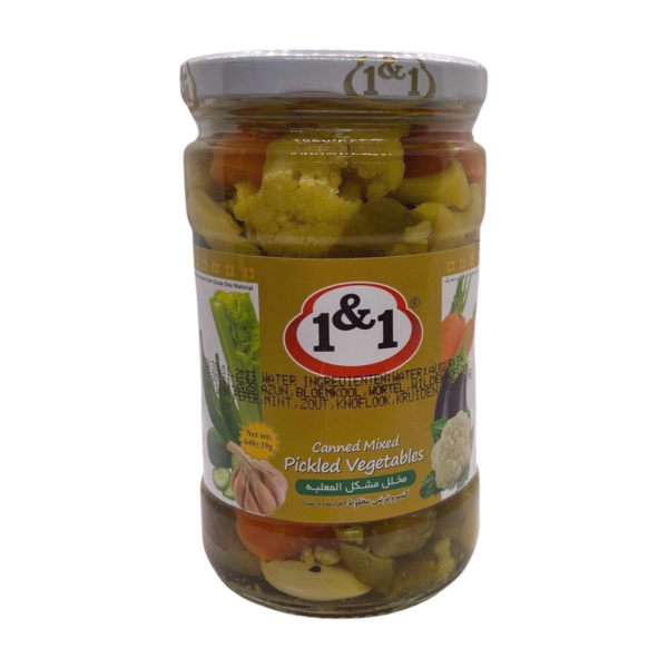 1&1 pickled vegetables 650gr