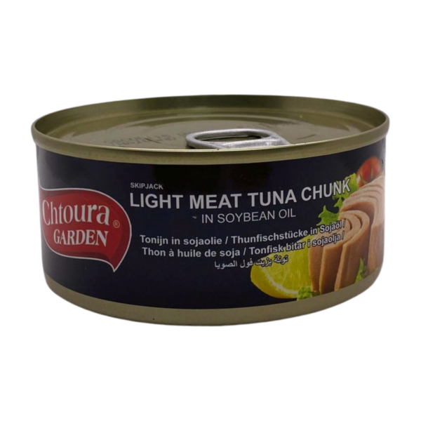 chtoura garden light meat tuna chunk 160gr