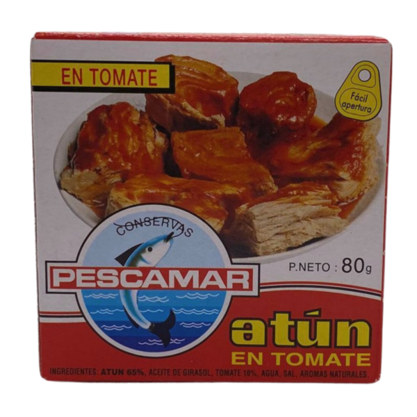 pedcamar atun en tomate 80gr