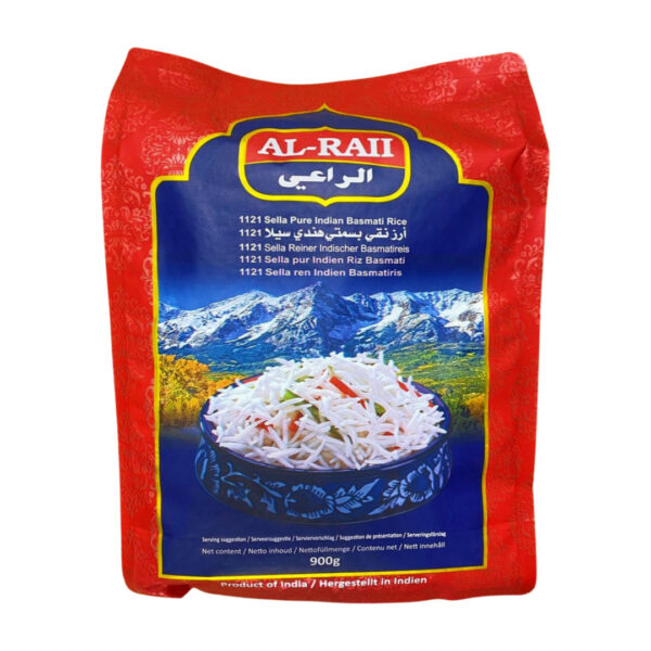 Al raii sella pure indian basmati rice 900 gr