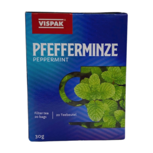 vispak pfefferminze filter tea 20 bags 30gr