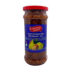 chtoura garden fig jam with sesame seeds 454 gr